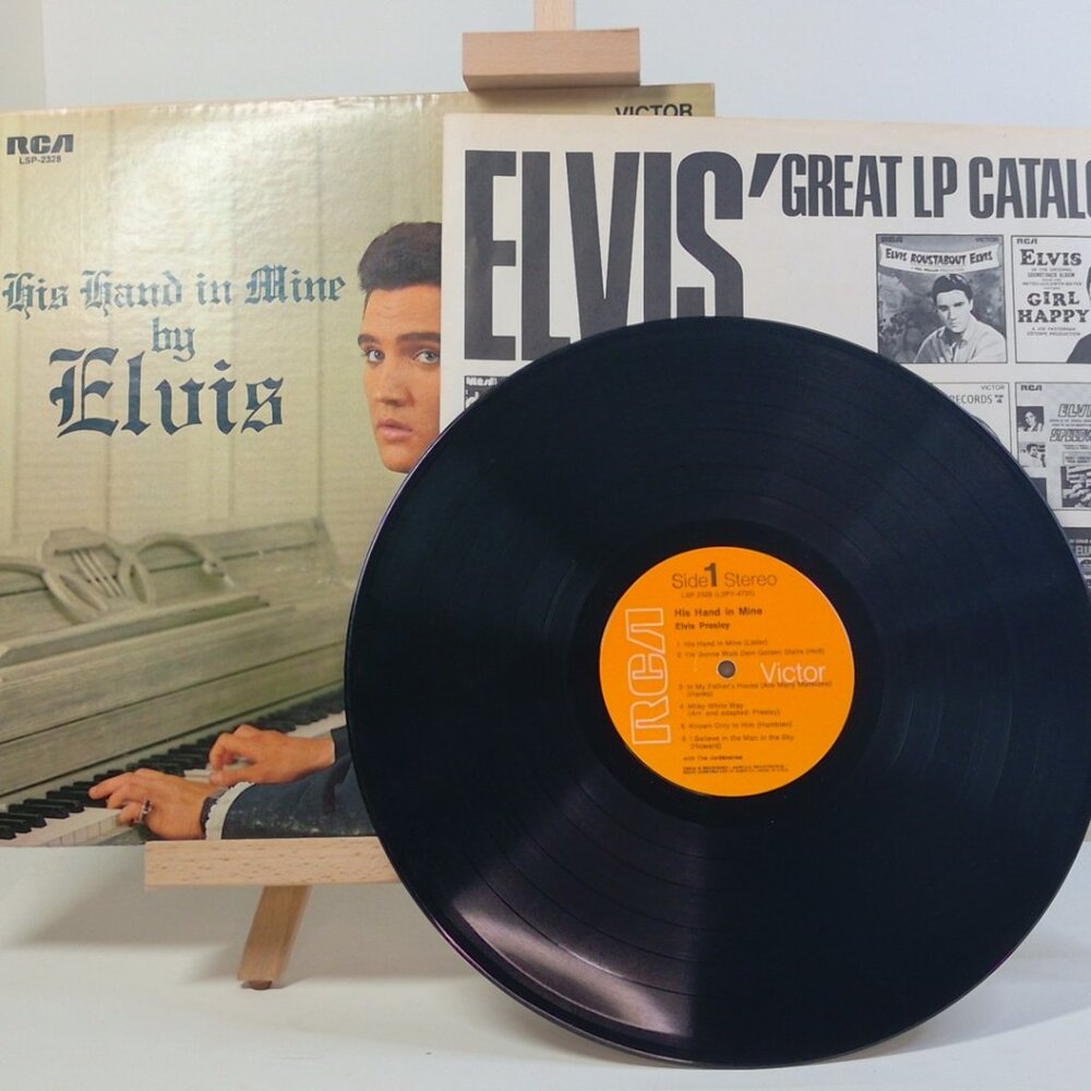 Elvis Presley LP LSP-2328 His Hand in Mine Orange label 12" vinyl record